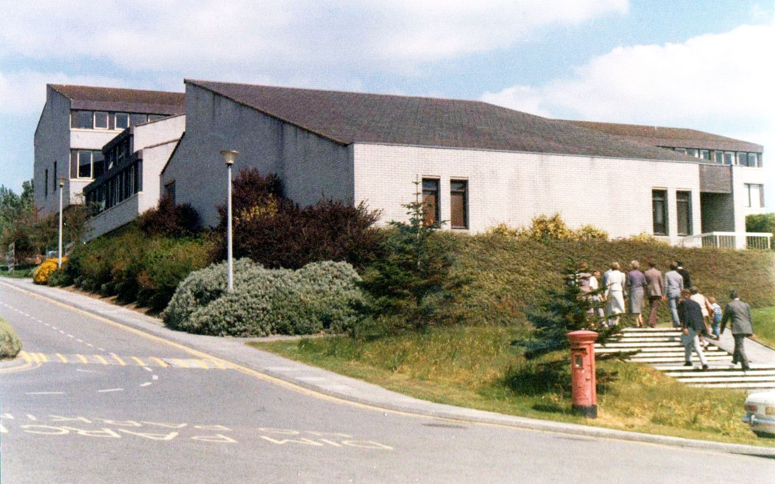 Front of lecture hall exterior